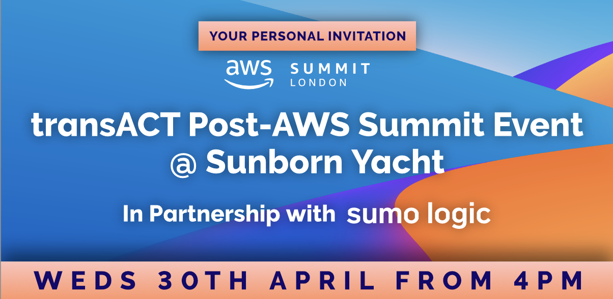 AWS summit drinks invite 2025