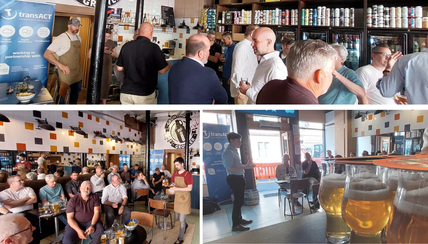 Driving Cloud Innovation and Connection in Glasgow: Highlights from transACT’s Tech Talk X Driving Cloud Innovation and Connection in Glasgow:
Highlights from transACT’s Tech Talk X