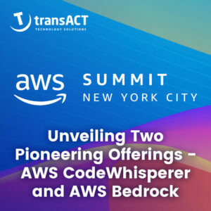 AWS Summit NYC 2023: Unveiling Two Pioneering Offerings - AWS CodeWhisperer and AWS Bedrock